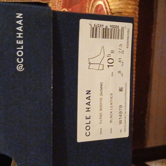 Cole Haan black bootie, 10.5, genuine leather - Picture 4 of 4